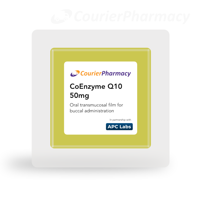 Coenzyme Q10 buccal film courierpharmacy.co.uk