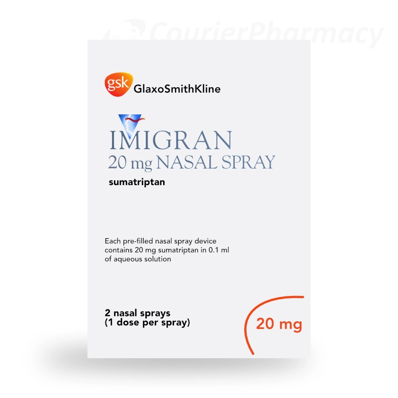 Imigran Nasal Spray 20mcg pack of 2 courierpharmacy.co.uk