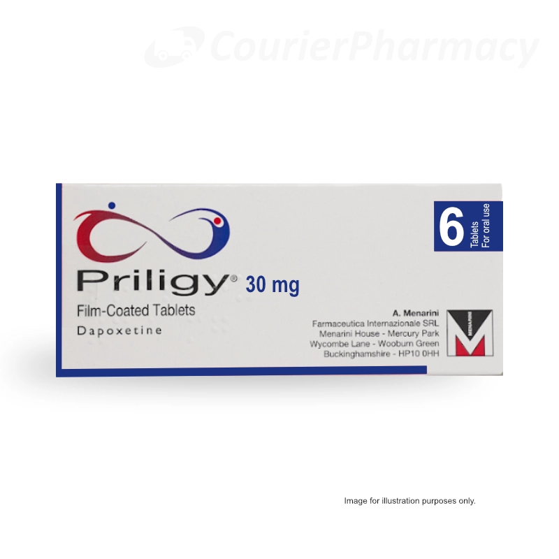 Priligy 30mg tablets pack size 6 Courierpharmacy.co.uk