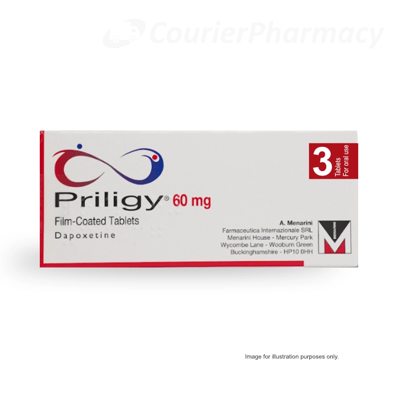 Priligy 60mg tablets pack size 3 Courierpharmacy.co.uk
