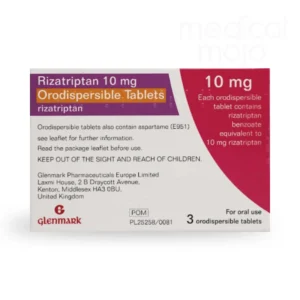 Rizatriptan 10mg oral dispersible tablets Courierpharmacy.co.uk