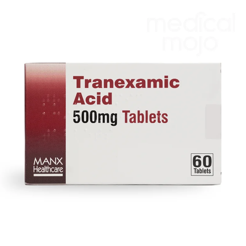 Tranexamic acid 500mg 60 MCourierpharmacy.co.uk