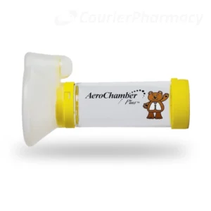 Aerochamber Plus spacer for child with mask courierpharmacy.co.uk