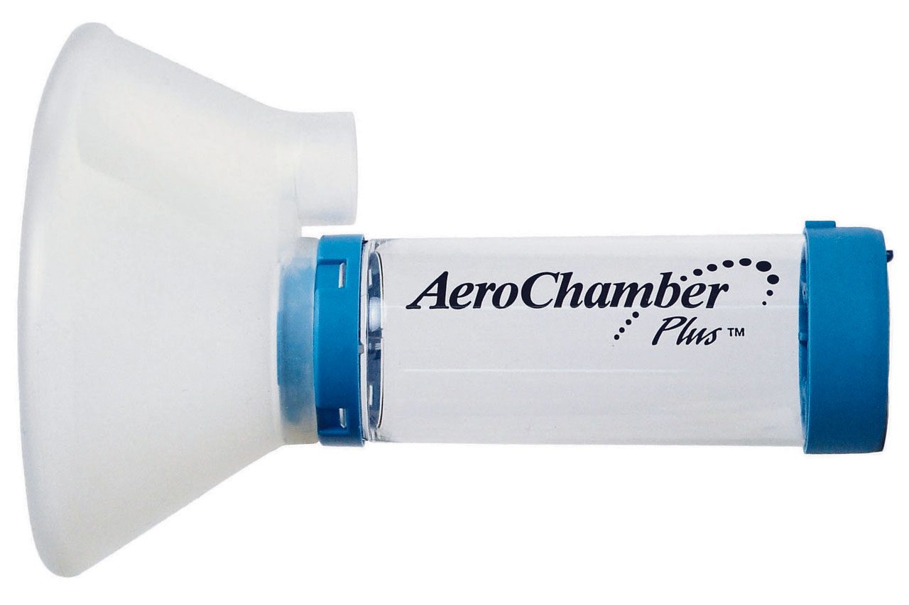 Aerochamber spacer device for adults with mask courierpharmacy.co.uk