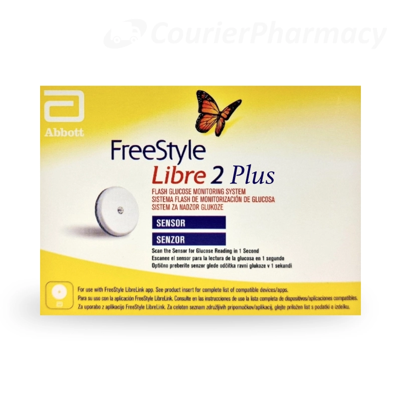 Freestyle Libre Plus Two Blood Glucose Monitoring System courierpharmacy.co.uk