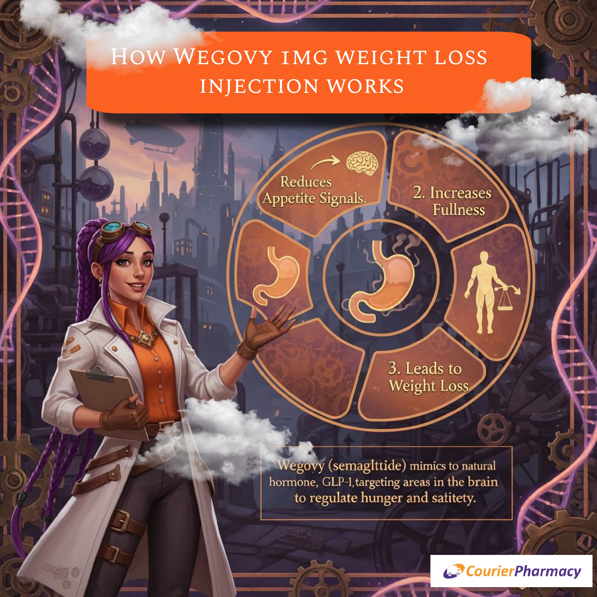 How Wegovy 1mg weight loss injection works courierpharmacy.co.uk