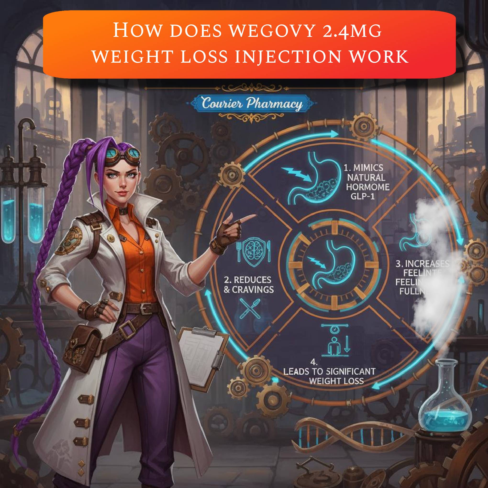 How does Wegovy 2.4mg weight loss injection work courierpharmacy.co.uk