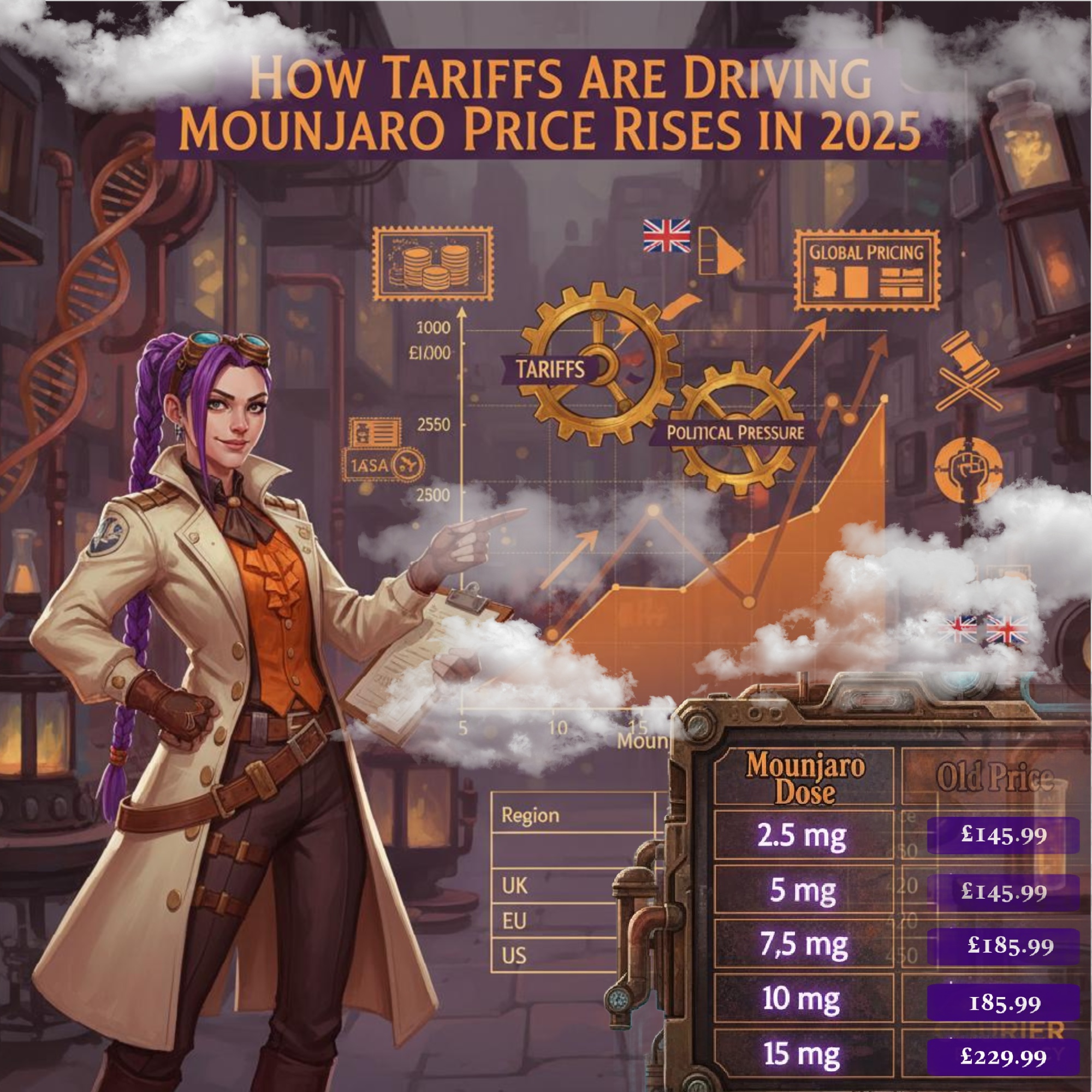 How tarrifs ar increasing Mounjaro prices courierpharmacy.co.uk