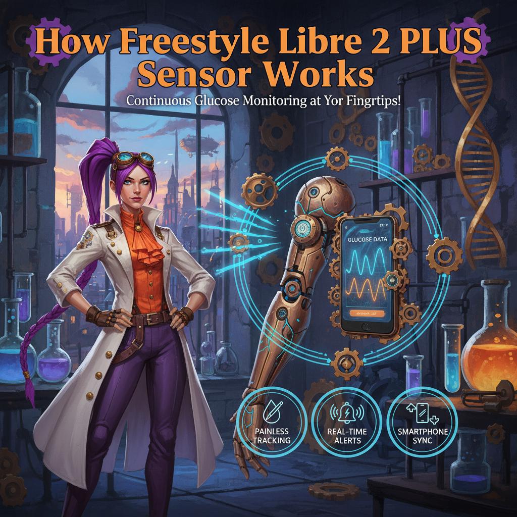 How the Freestyle Libre Plus 2 sensor works courierpharmacy.co.uk