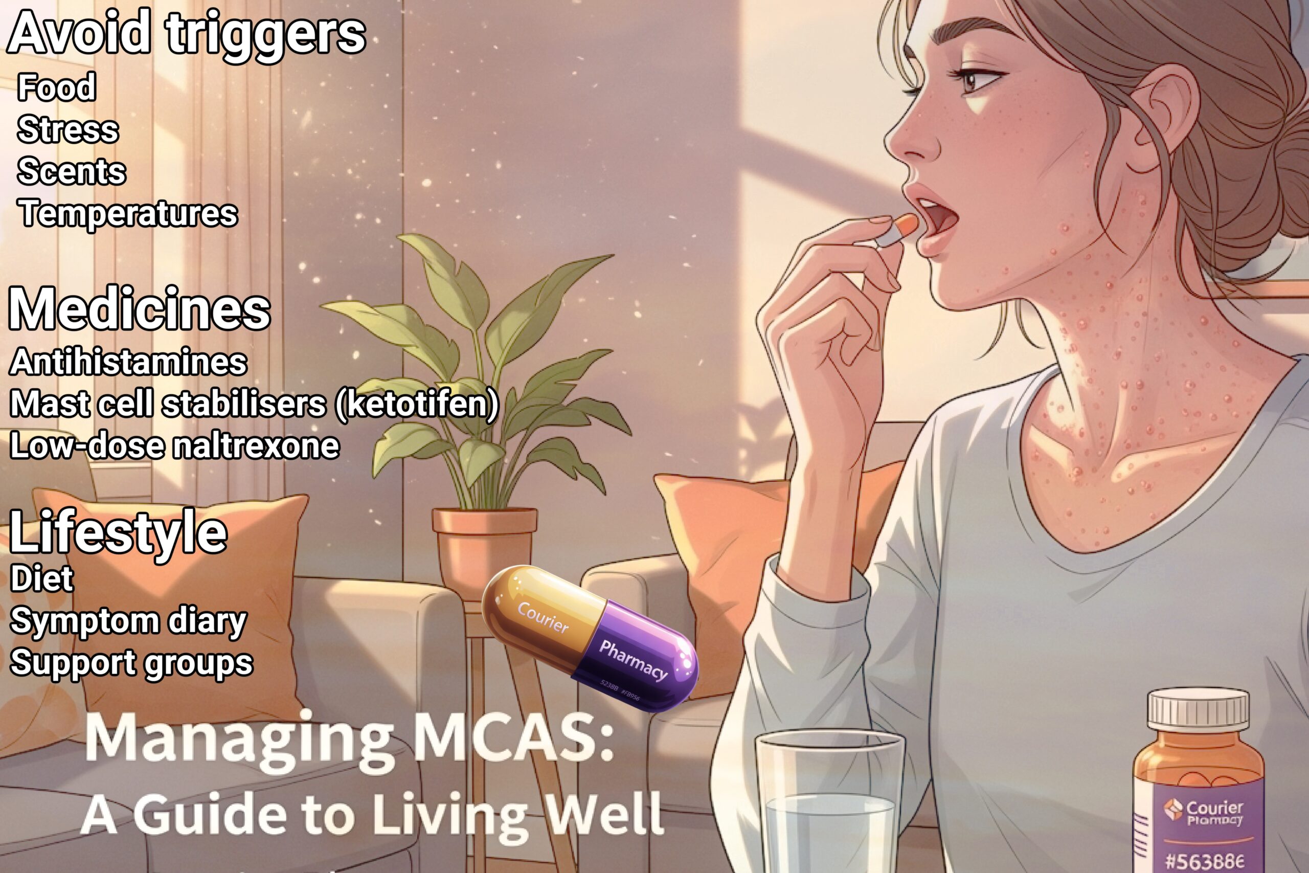 Managing MCAS courierpharmacy.co.uk