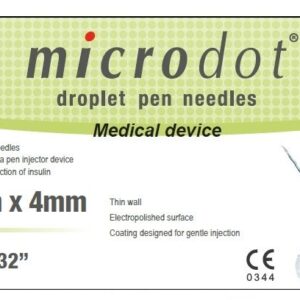 Microdot Max 4mm 32G needles courierpharmacy.co.uk