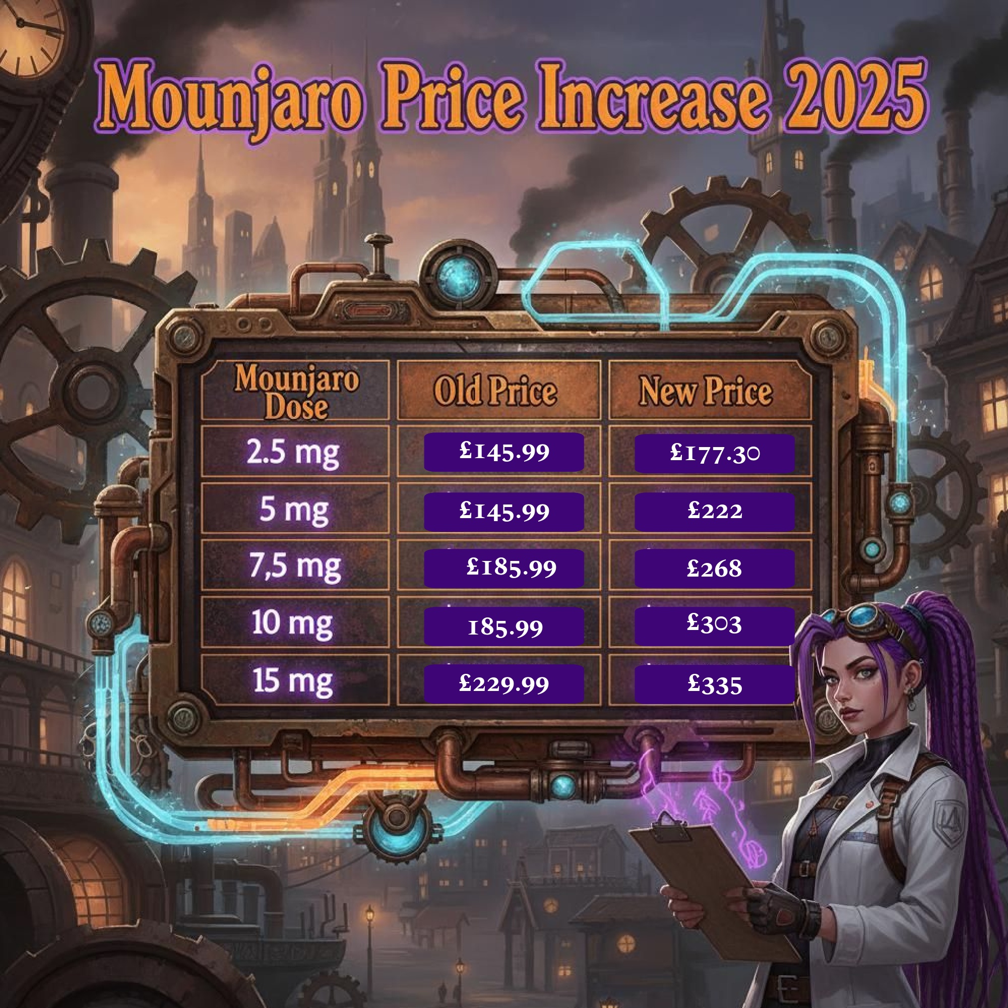 Mounjaro Price Increase 2025 Courierpharmacy.co.uk