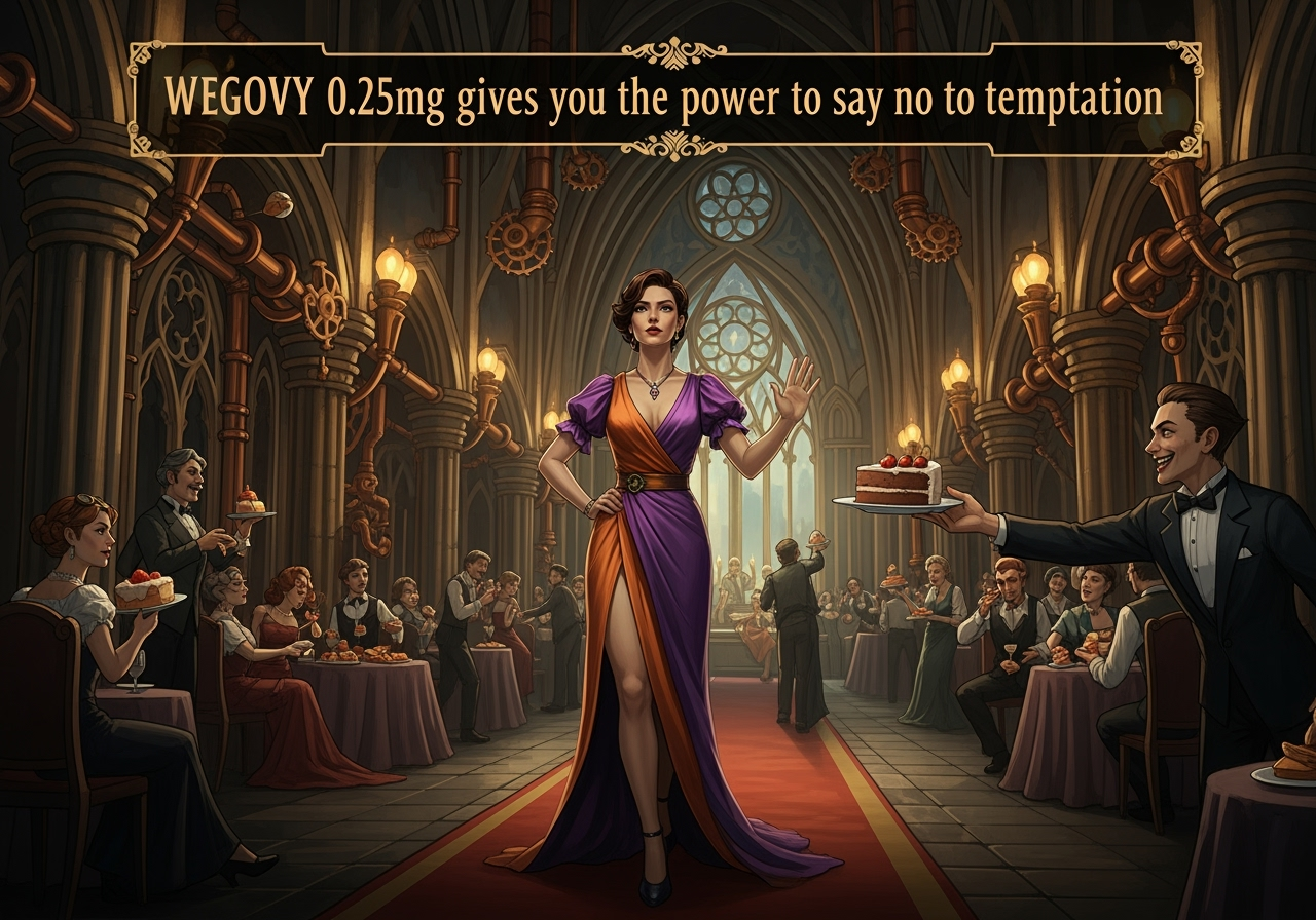 Wegovy 0.25mg give you the power to say no to temptation courierpharmacy.co.uk