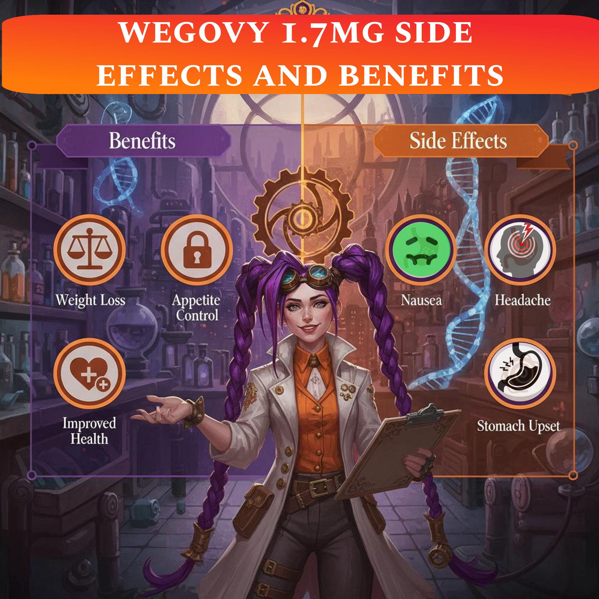 Wegovy 1.7mg side effects and benefits Courierpharmacy.co.uk 