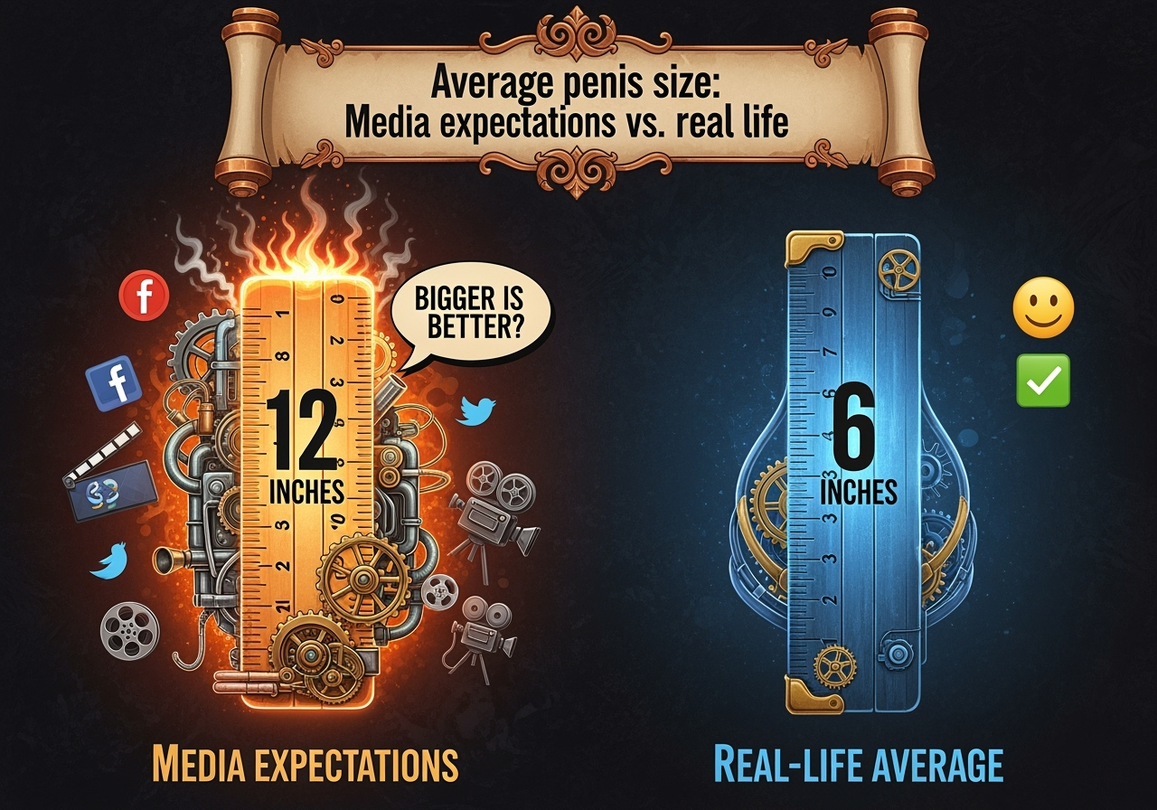 Average penis size media expectations versus real life courierpharmacy.co.uk