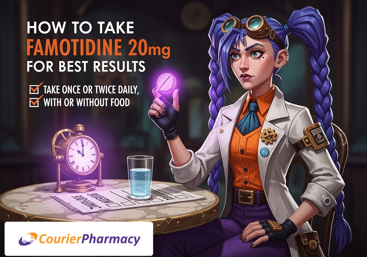 How to take famotidine 20mg tablets courierpharmacy.co.uk