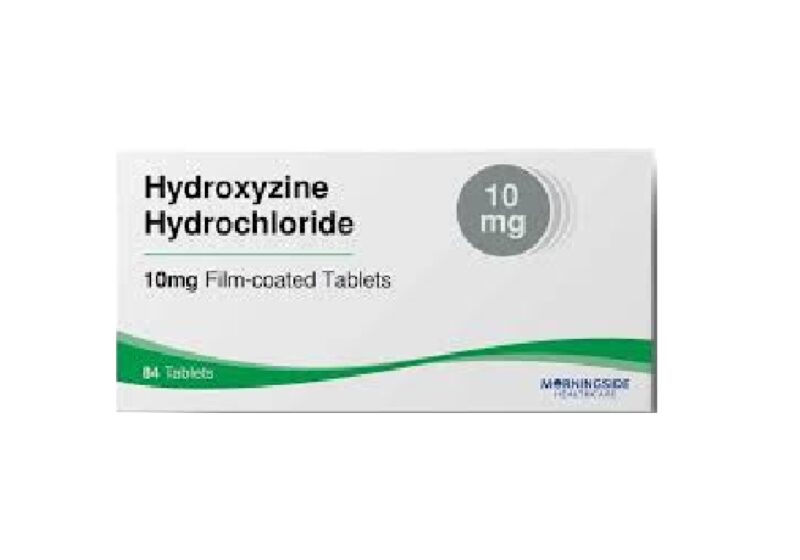 Hydroxyzine 10mg tablets sold by courierpharmacy.co.uk