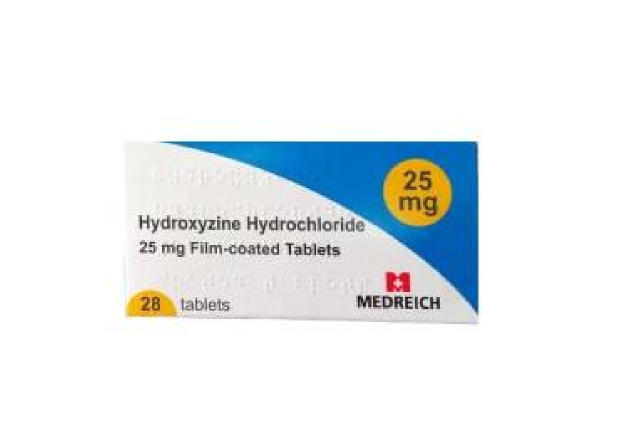 Hydroxyzine 25mg tablets by courierpharmacy.co.uk