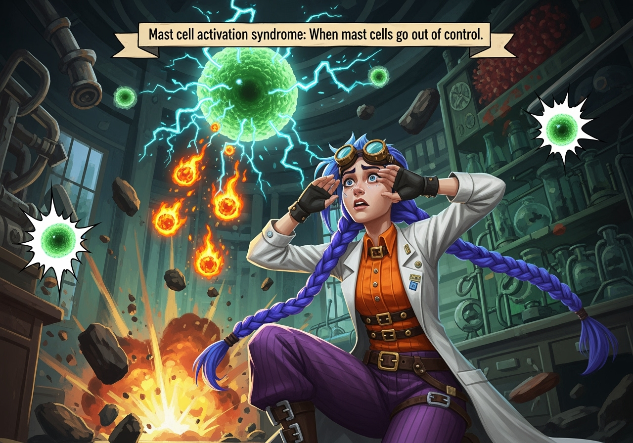 MCAS is when mast cells go out of control courierpharmacy.co.uk