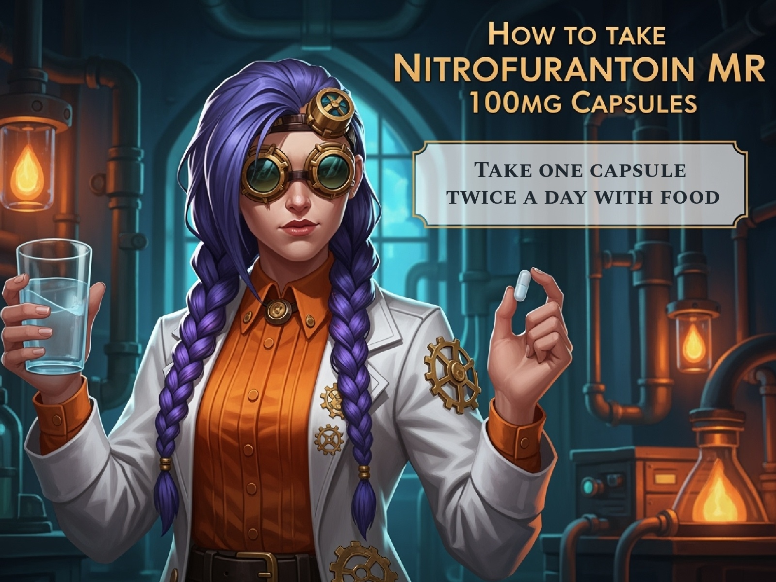 Nitrofurantoin MR 100mg capsules dosage courierpharmacy.co.uk