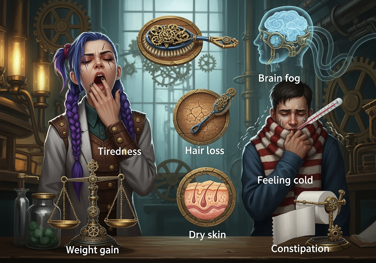 The symptoms of hypothyroidism courierpharmacy.co.uk