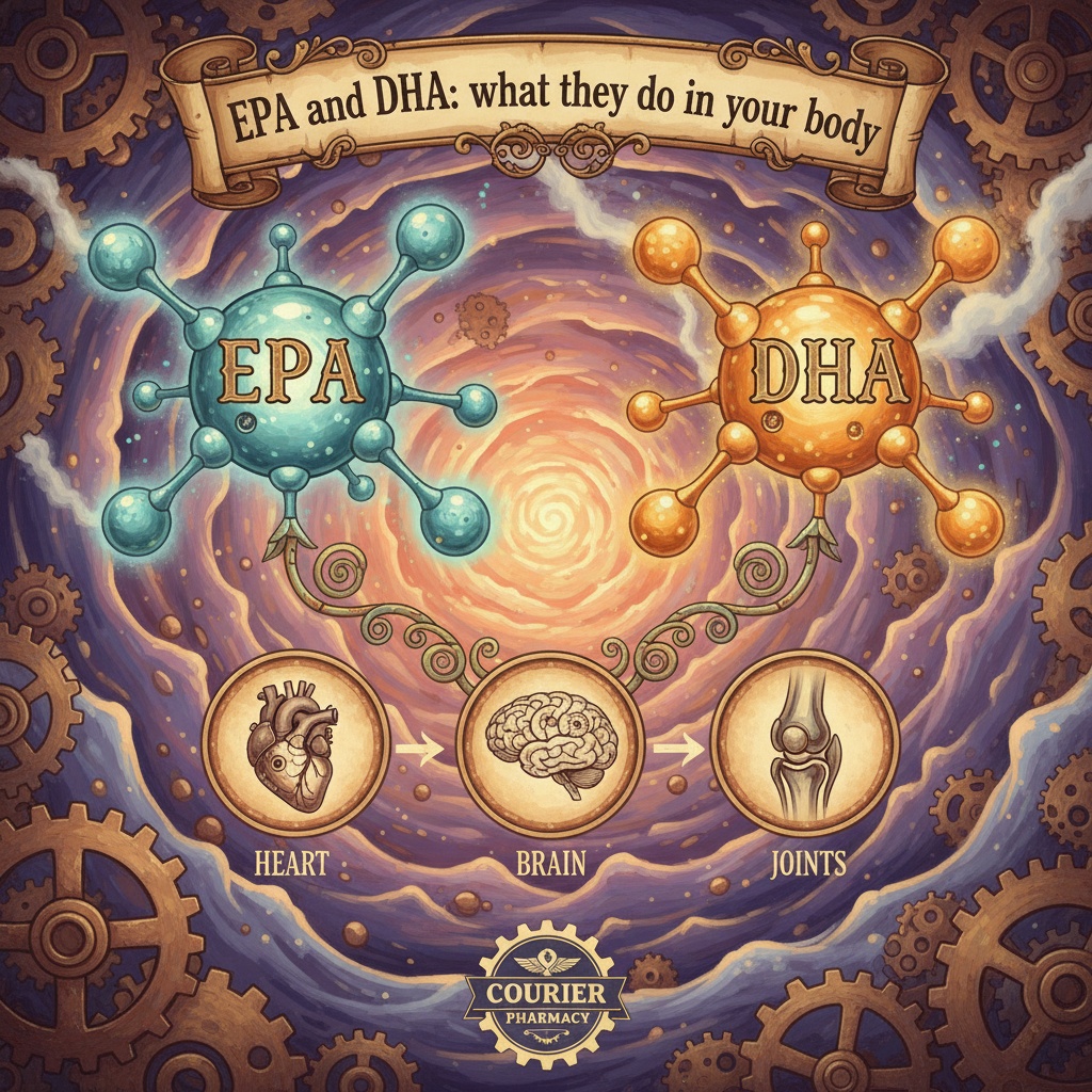 EPA and DHA what they do in the body courierpharmacy.co.uk