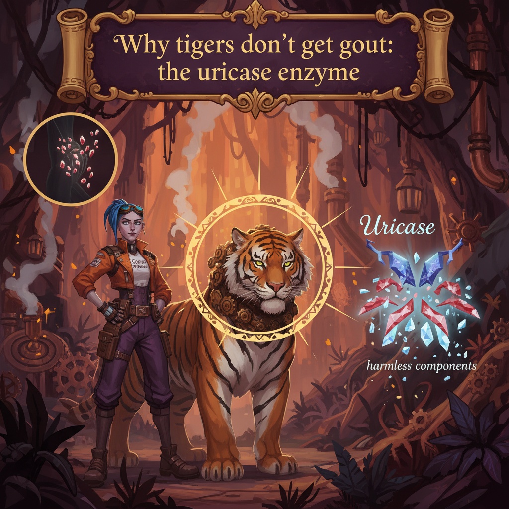 Why tigers don't get gout courierpharmacy.co.uk