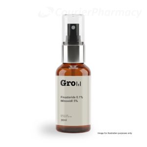 Gro Finasteride 0.1%, minoxidil 5% topical hair loss liquid courierpharmacy.co.uk