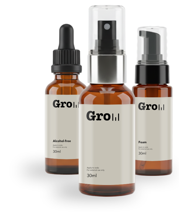 Gro range hair loss range by courierpharmacy.co.uk