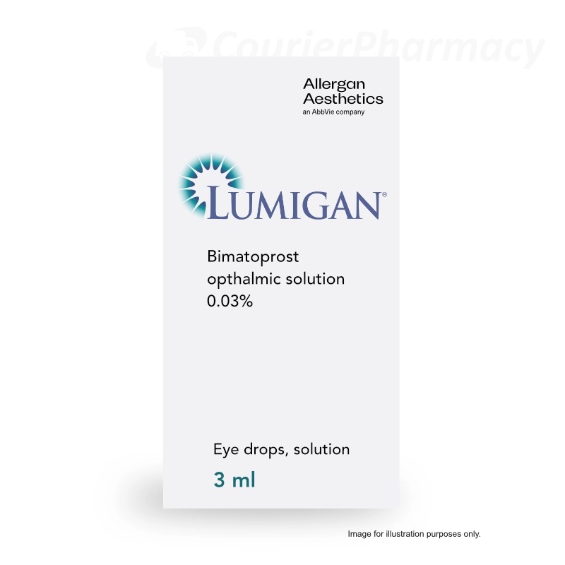 Lumigan eye drops 0.03% 3ml courierpharmacy.co.uk
