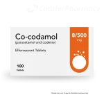 Co-codamol 8_500 efferevescent tablets 100 pack size courierpharmacy.co.uk