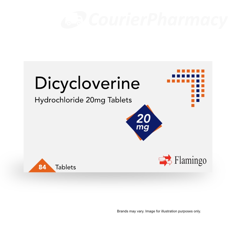 Dicycloverine 20mg tablets courierpharmacy.co.uk