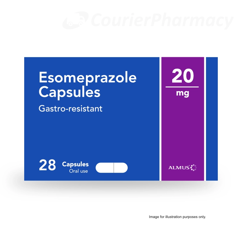 Esomeprazole 20mg capsules courierpharmacy.co.uk