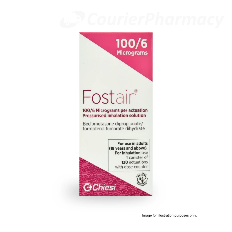 Fostair 100/6 inhaler