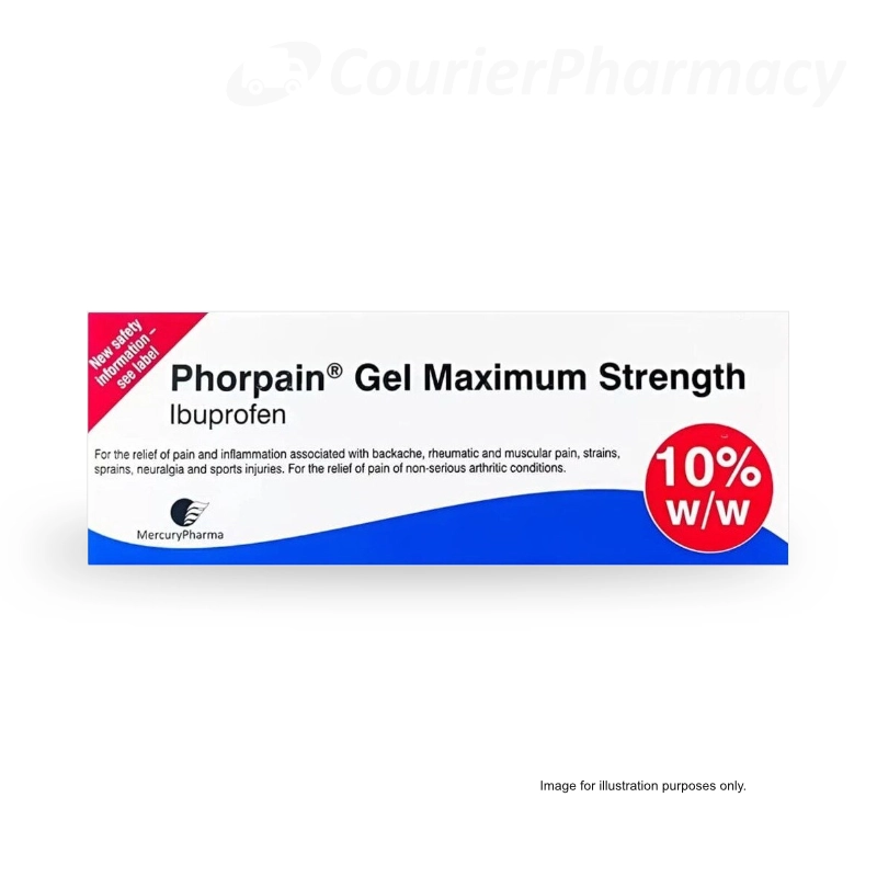 ibuprofen 10% gel 100g courierpharmacy.co.uk