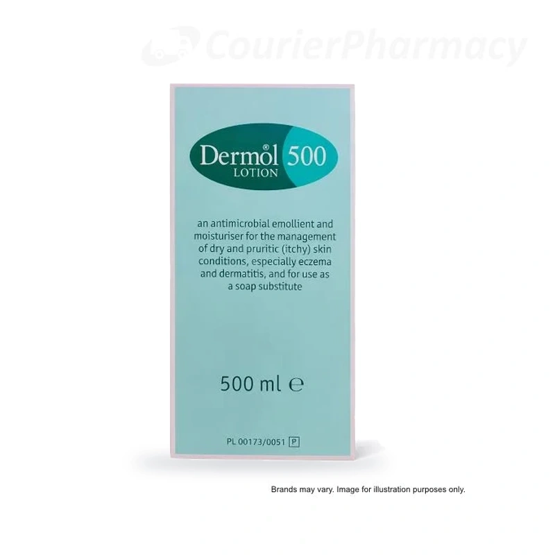 Dermol 500 Lotion 500ml courierpharmacy.co.uk