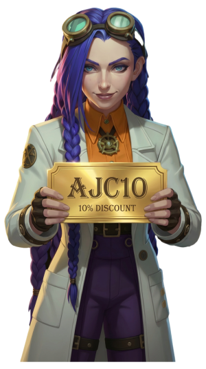 Dr Ada Jex Cori holding a coupon code AJC10 courierpharmacy.co.uk