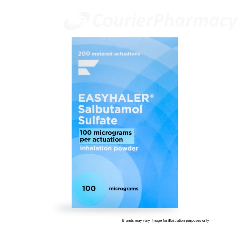 Easyhaler Sabutamol 100mcg courierpharmacy.co.uk