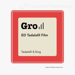 Gro ED Tadalafil 8.5mg orodispersible film courierpharmacy.co.uk