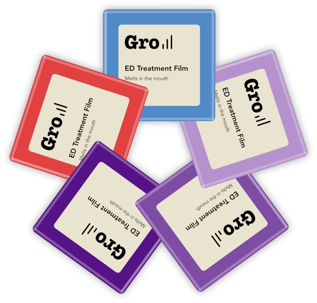 Gro ED orodisperible films by courierpharmacy.co.uk