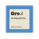 Gro ED sildenafil 22mg orodispersible film courierpharmacy.co.uk