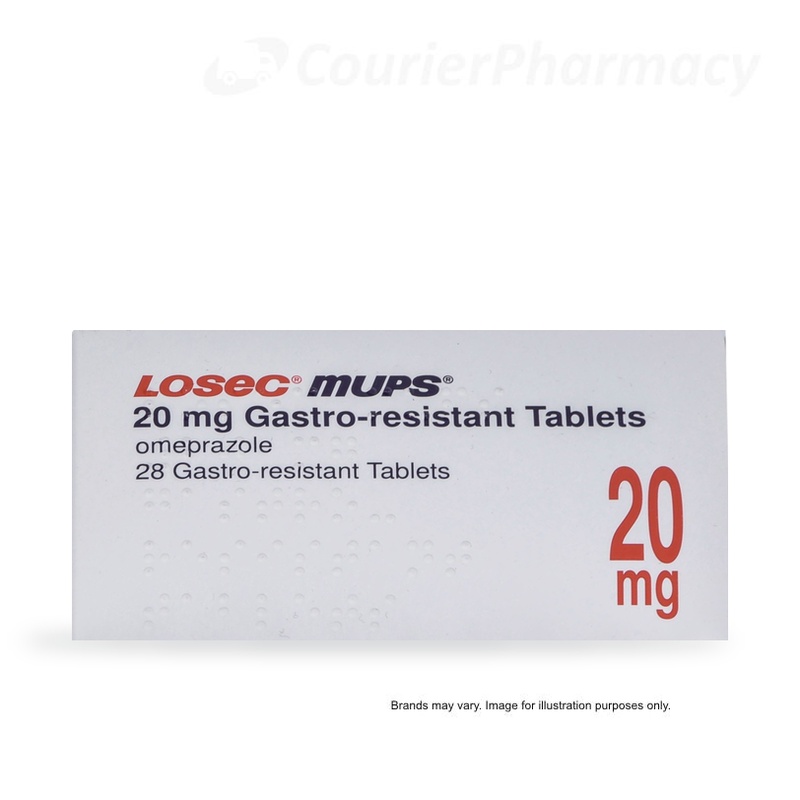 Losec 20mg MUPS tablets courierpharmacy.co.uk