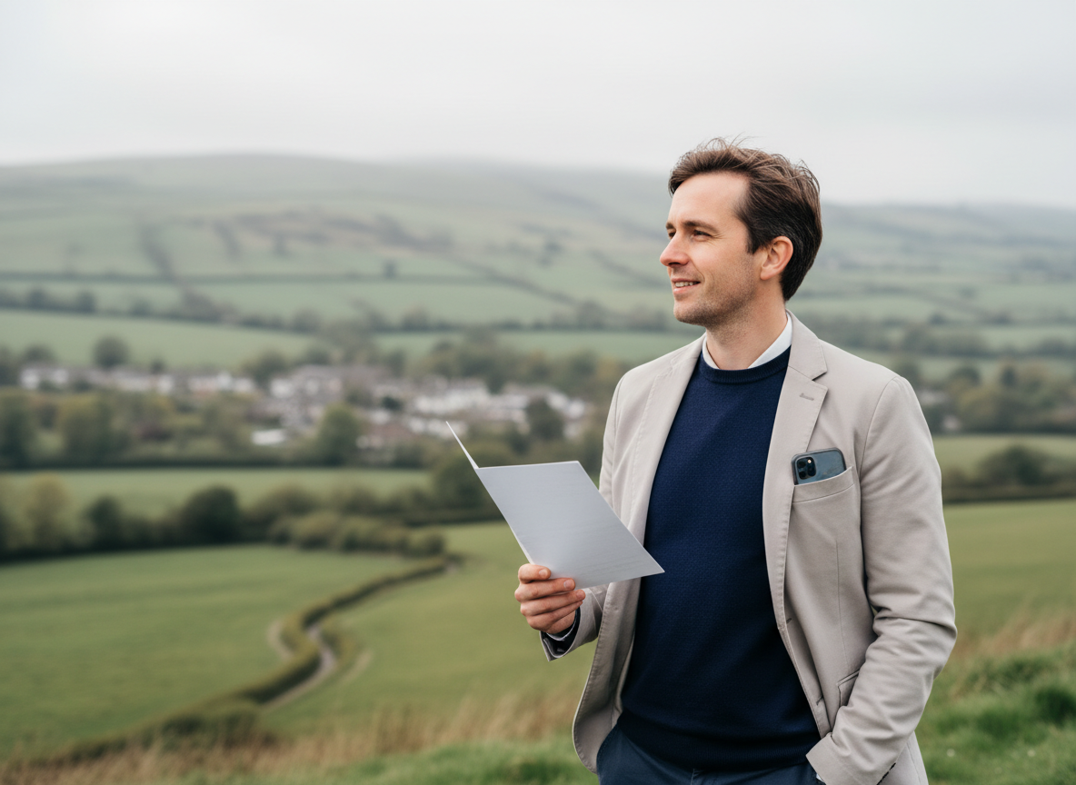 Real-life style image showing a UK patient feeling more confident after managing minoxidil side effects with advice on courierpharmacy.co.uk.