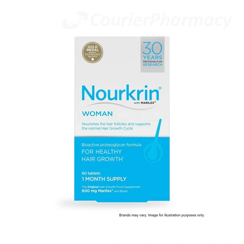 Nourkrin Woman Tablets — Food Supplement for Healthy Hair courierpharmacy.co.uk