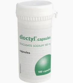 Dioctyl 100mg (docusate sodium) capsules