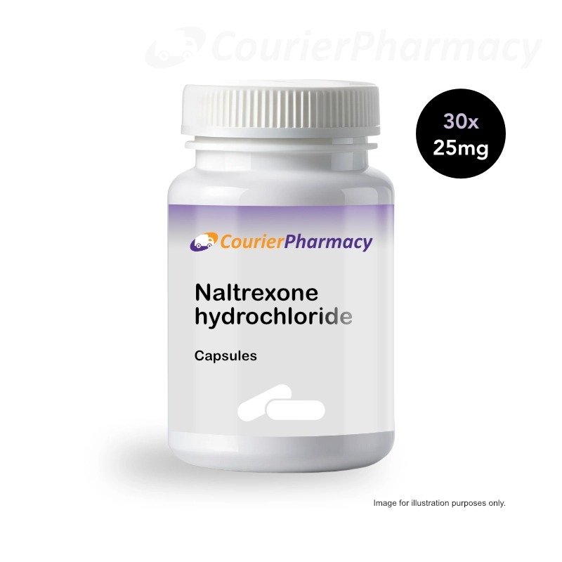 Naltrexone 25mg Maintenance Dose for the Sinclair Method for Alcohol Use Order courierpharmacy.co.uk Small repeat 30 capsules