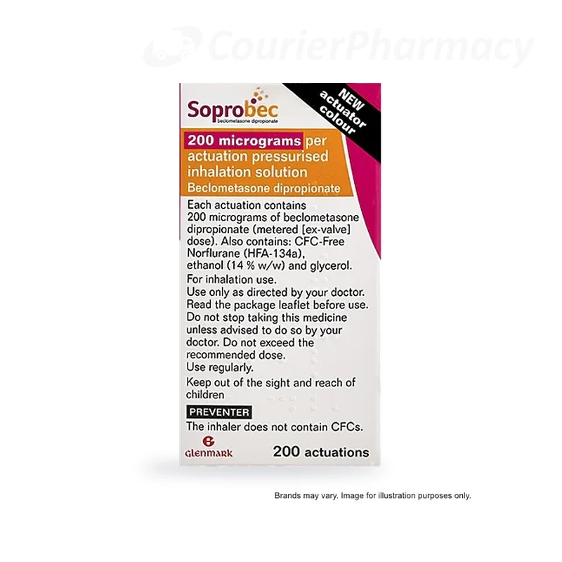 Soprobec 200 inhaler courierpharmacy.co.uk