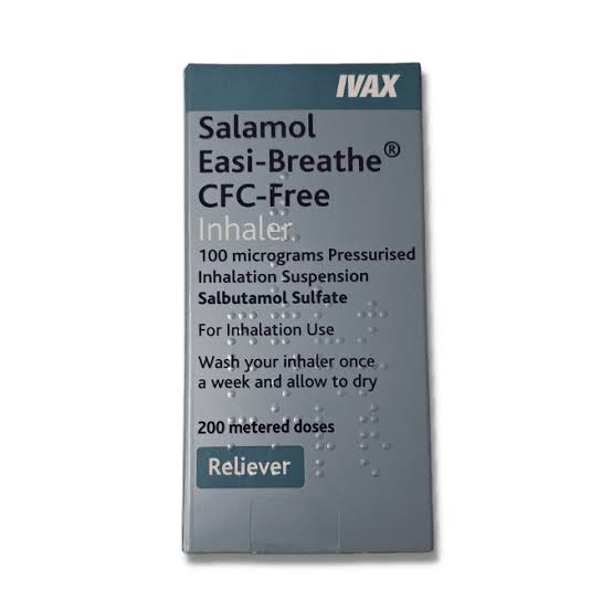 Salamol Easi Breathe inhaler courierpharmacy.co.uk