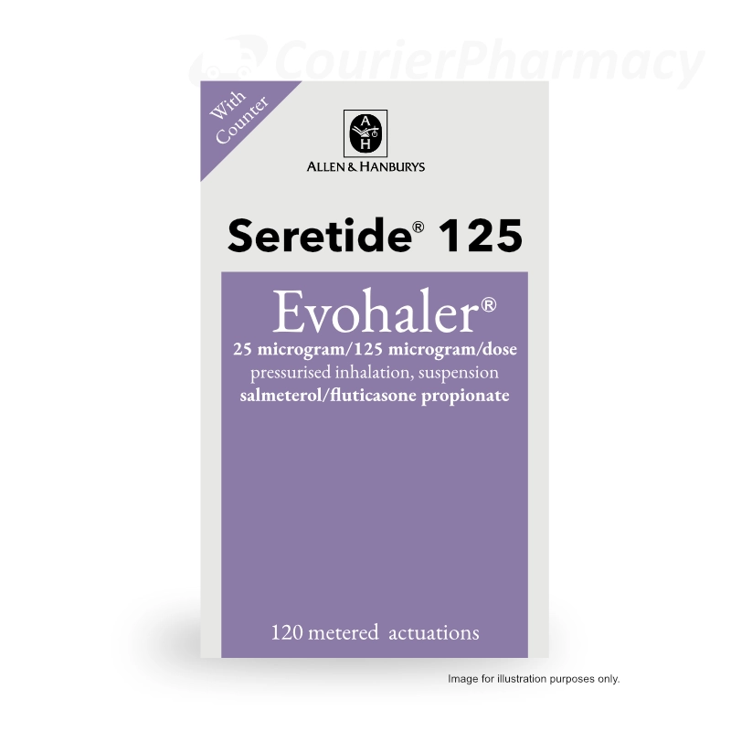 Seretide 125 Evohaler courierpharmacy.co.uk