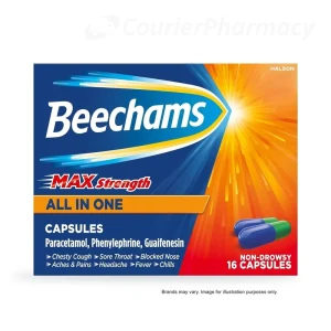 Beechams Max Strength All in One Capsules courierpharmacy.co.uk